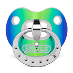 "Binky" Iridescent Oxygen Football Mouthguard by Battle Sports