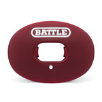 Maroon: Oxygen Convertible Strap Football Mouthguard by Battle Sports