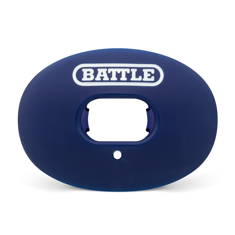 Navy: Oxygen Convertible Strap Football Mouthguard by Battle Sports