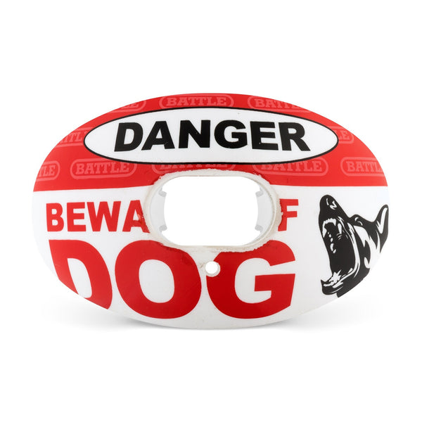 "Beware of Dog" Oxygen Football Mouthguard by Battle Sports