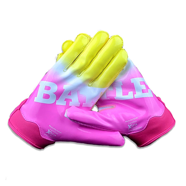 Gradient Doom Receiver Football Gloves by Battle Sports