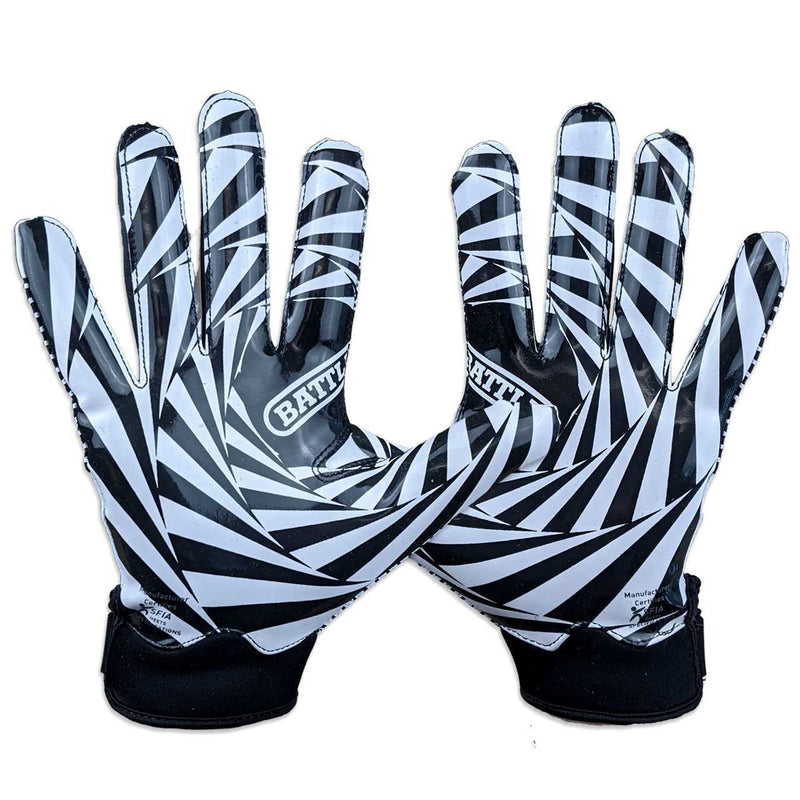 Kaleidoscope Doom 1.0 Receiver Football Gloves by Battle Sports