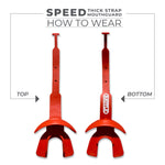 "Graffiti" Speed Football Mouthguard with Connected Thick Strap by Battle Sports
