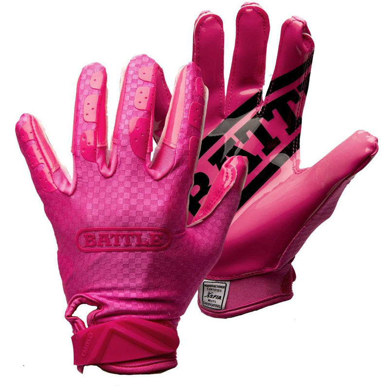 Triple Threat Receiver Football Gloves by Battle Sports