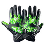 Nightmare You're Not Safe Cloaked Receiver Football Gloves by Battle Sports