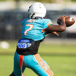 Iridescent Beware of Dog Football Back Plate - Adult by Battle Sports