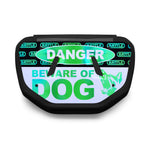 Iridescent Beware of Dog Football Back Plate - Adult by Battle Sports