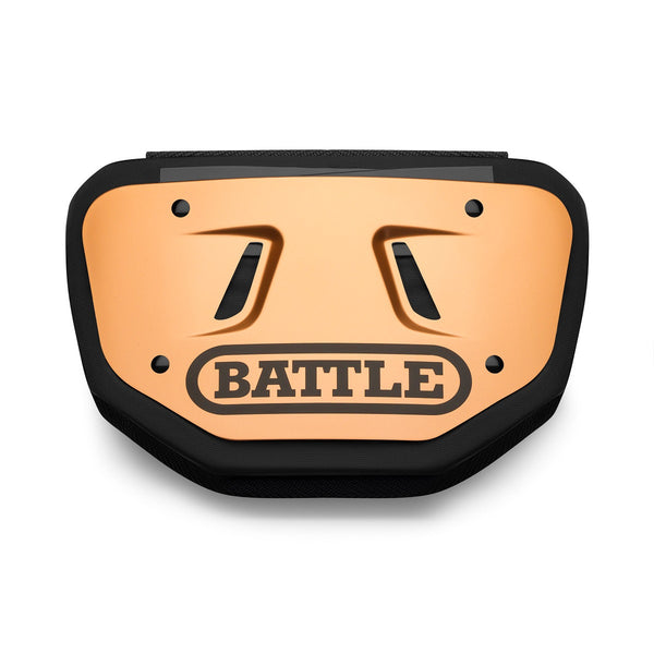 Copper Football Back Plate by Battle Sports