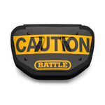 Caution Football Back Plate by Battle Sports