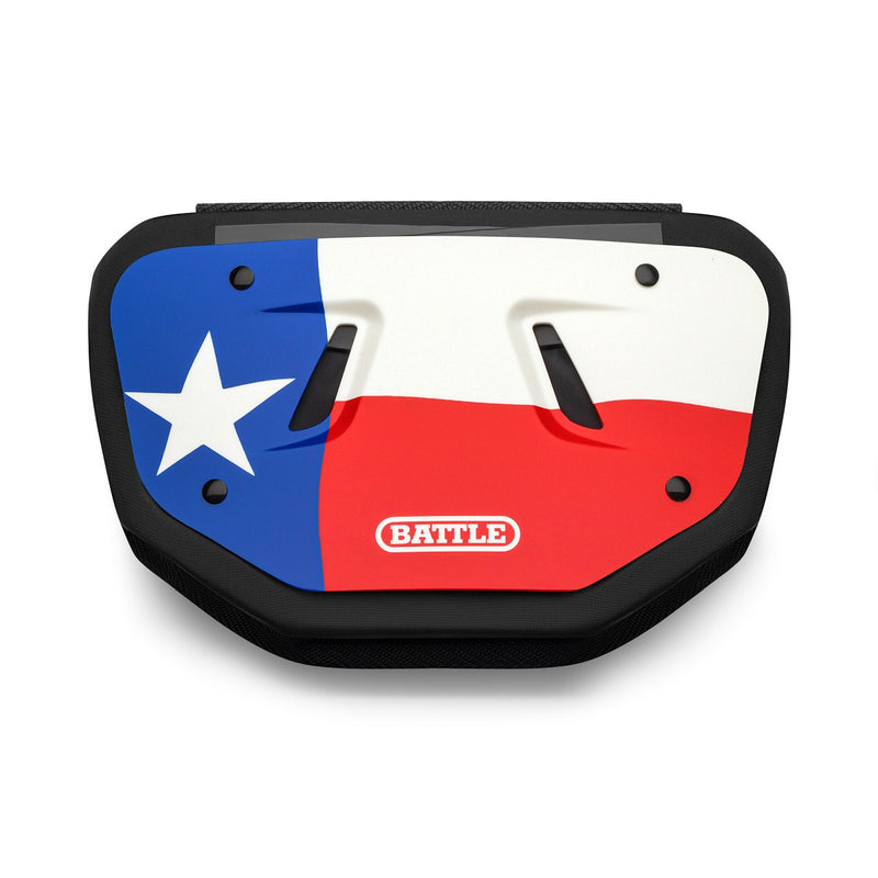 Texas Flag Football Back Plate by Battle Sports