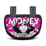 Pink Money Man 3.0 Football Back Plate by Battle Sports