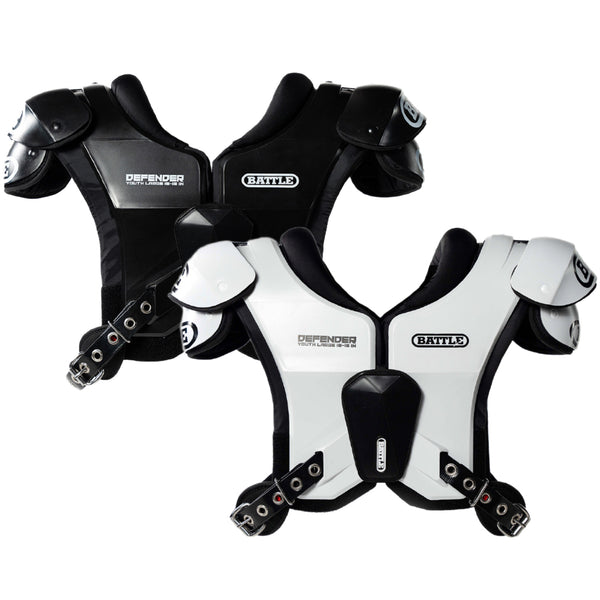 Defender Lightweight Football Shoulder Pads by Battle Sports