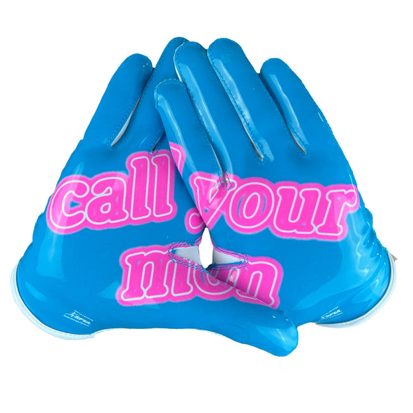 Call Your Mom Doom Speed Receiver Football Gloves by Battle Sports