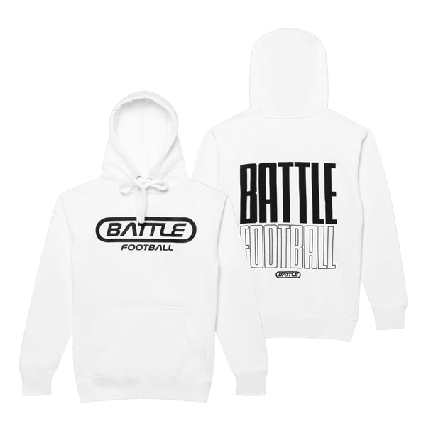 White AstroFly Hoodie by Battle Sports