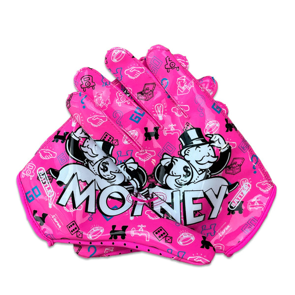 Money Man 3.0 Doom Speed Receiver Football Gloves by Battle Sports