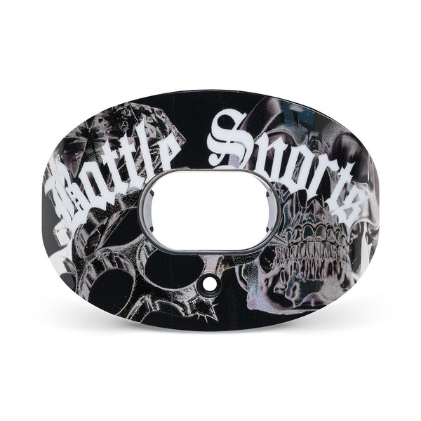 Chrome Skulls Oxygen Football Mouthguard by Battle Sports