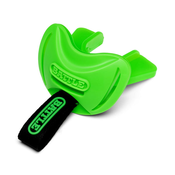 Neon Green Speedtab F7 Football Mouthguard by Battle Sports