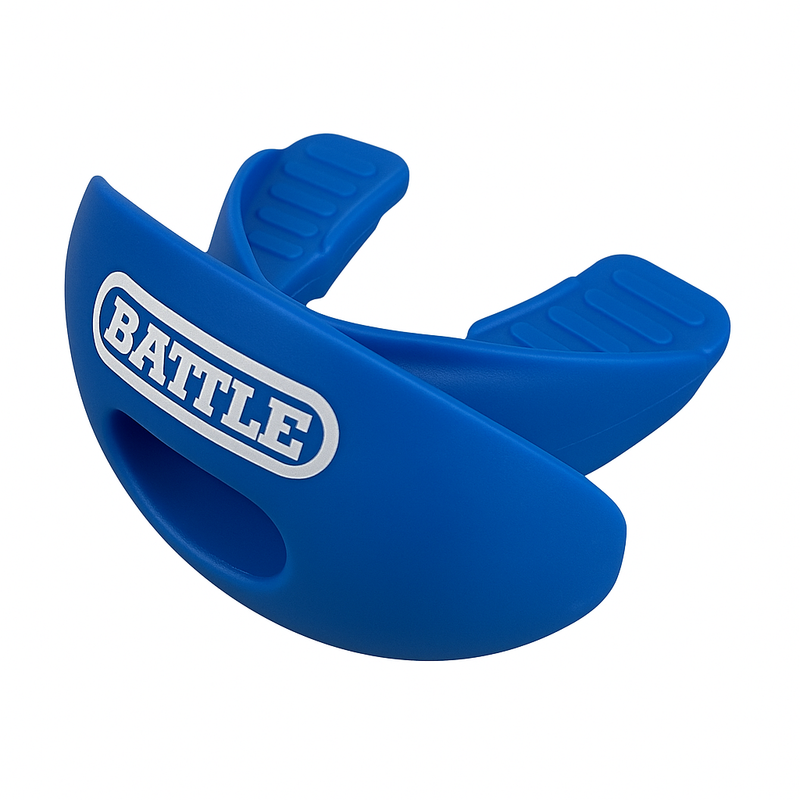 Royal Blue: Oxygen Convertible Strap Football Mouthguard by Battle Sports