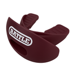 Maroon: Oxygen Convertible Strap Football Mouthguard by Battle Sports