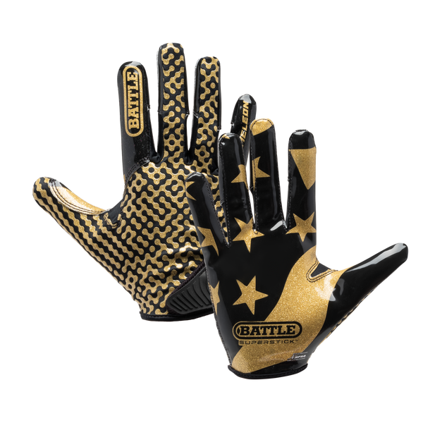 USA Chameleon Receiver Football Gloves by Battle Sports